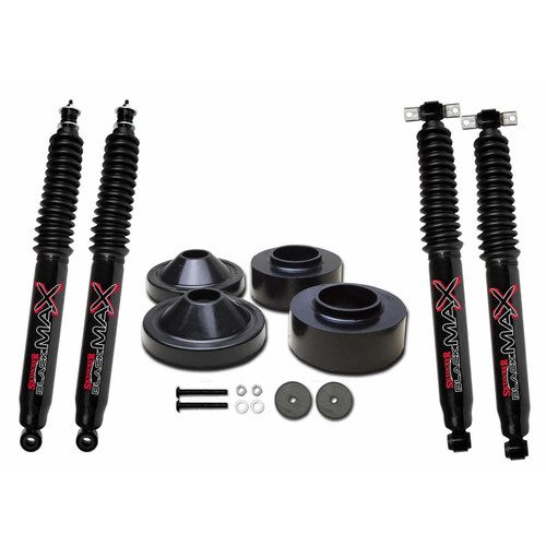 07-18 Jeep JK 0.75-2" Polyurethane Spacer Leveling Kit w/2-Front B85 Shocks - Skyjacker Suspension