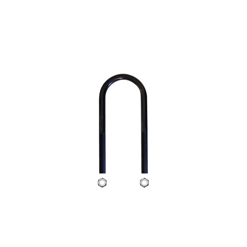 Univeral U-Bolt Round 0.625in Dia 3.125in ID Width 9.5in ID Length w/Nuts - Skyjacker Suspension