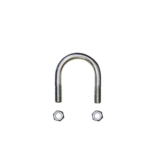 Univeral U-Bolt Round 0.3125in Dia 1.5in ID Width 2in ID Length w/Nuts Front - Skyjacker Suspension