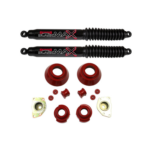 02-07 Jeep KJ 2.5" Suspension Lift Kit w/Black MAX Shocks - Skyjacker Suspension