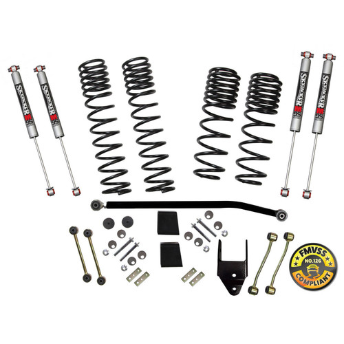 18-19 Jeep JL 3.5" Long Travel Series Suspension Lift Kit w/M95 Monotube Shocks - Skyjacker Suspension