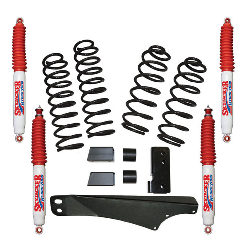 07-18 Jeep JK 2" Suspension Lift Kit w/Shock - Skyjacker Suspension