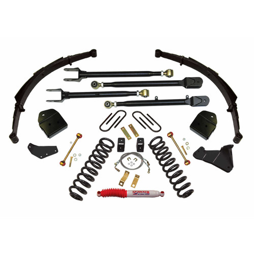 08-10 Ford F250 4" Suspension Lift Kit Variable Coil Spring 4-Link Conversion - Skyjacker Suspension