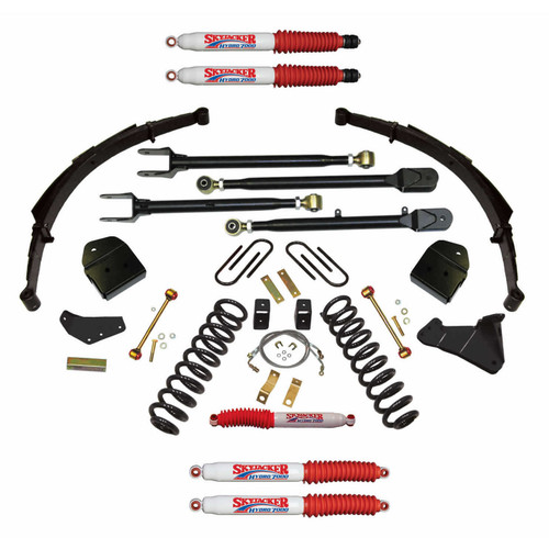 08-10 Ford F350 4" Suspension Lift Kit w/Shock 4-Link Conversion - Skyjacker Suspension