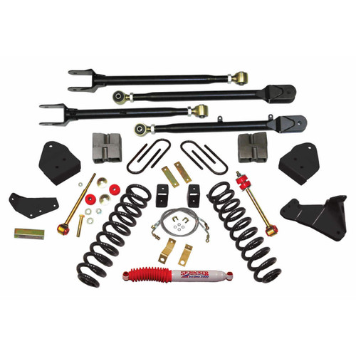 05-07 Ford F250 6" Suspension Lift Kit Softride Coil Springs F56024K - Skyjacker Suspension