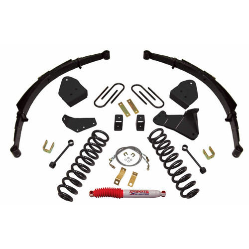 05-07 Ford F250/F350 6" Suspension Lift Kit w/Front Softride Coil Springs - Skyjacker Suspension