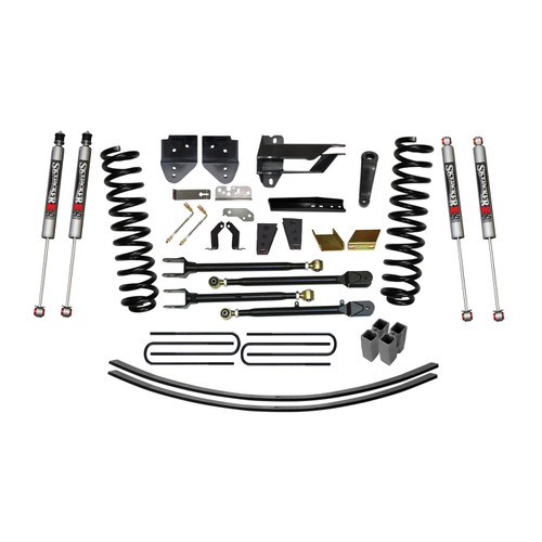 17-19 Ford F250/F350 8.5" Suspension Lift Kitw/M95 Performance Shocks & Adjustable 4-Links - Skyjacker Suspension