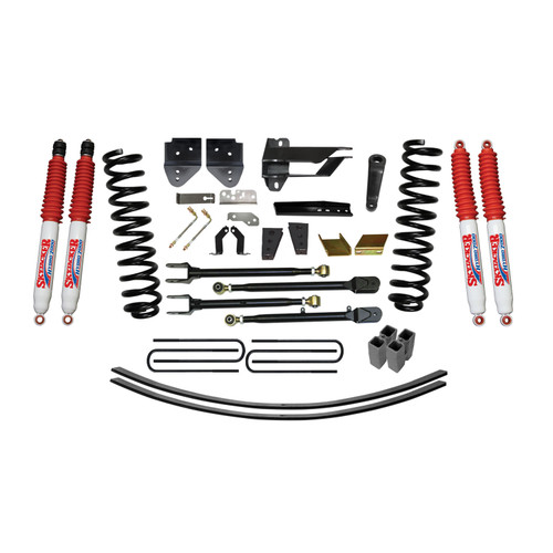 17-19 Ford F250/F350 Gas 8.5" Suspension Lift Kit Adjustable 4-Links - Skyjacker Suspension