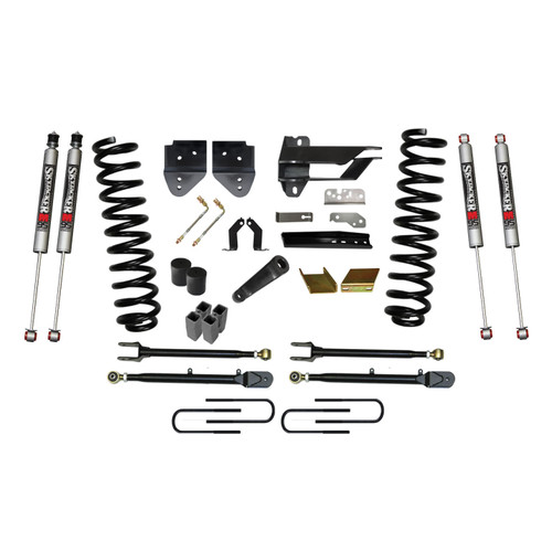 17-19 Ford F250 6" Suspension Lift Kit w/M95 Performance Shocks & Adjustable 4-Links - Skyjacker Suspension