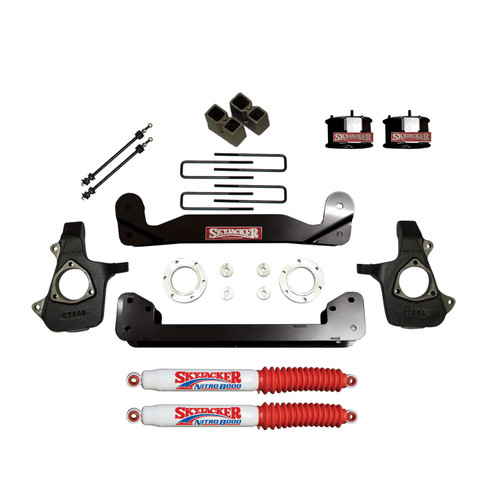 14-16 Chevy/GMC Silverado/Sierra 4" Suspension Lift Kit w/Nitro Shocks - Skyjacker Suspension