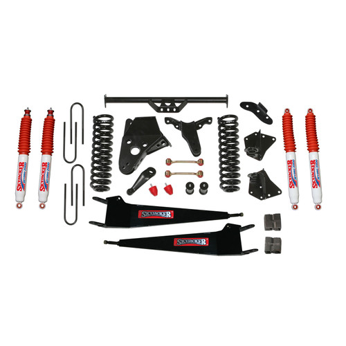 84-90 Ford Bronco II 6" Suspension Lift Kit w/Shock Front Springs Radius Arm - Skyjacker Suspension