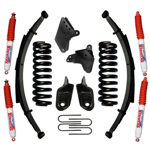 80-96 Ford Bronco 6" Suspension Lift Kit w/Hydro Shocks - Skyjacker Suspension