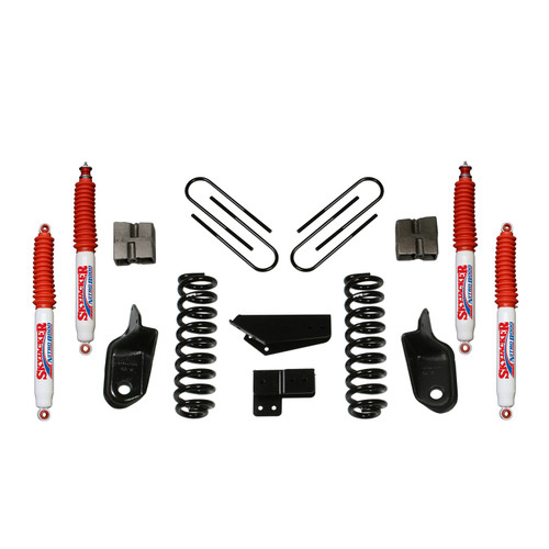 80-96 Ford Bronco 4" Suspension Lift Kit w/Nitro Shocks - Skyjacker Suspension