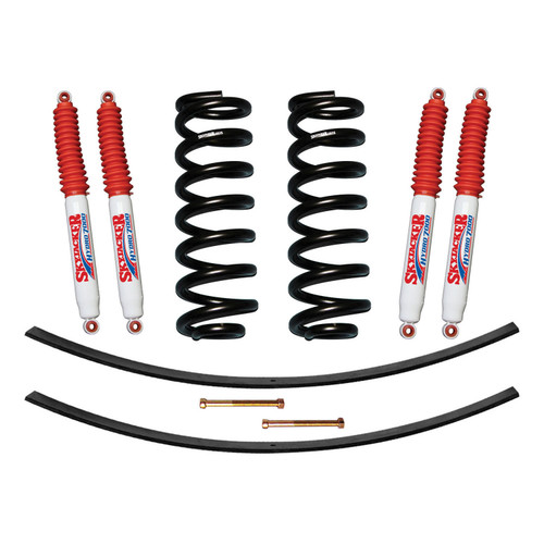 80-96 Ford F150/Bronco 1.5-2" Suspension Lift Kit w/Shocks - Skyjacker Suspension