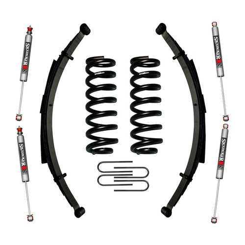 80-96 Ford Bronco 1.5-2" Suspension Lift Kit w/M95 Performance Shocks - Skyjacker Suspension