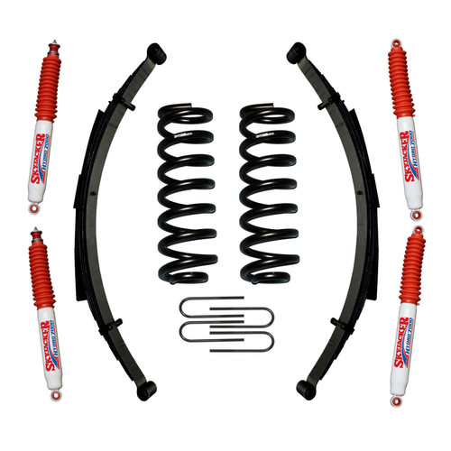 80-96 Ford Bronco 1.5-2" Suspension Lift Kit w/Shock - Skyjacker Suspension