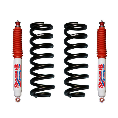 80-96 Ford F150/F250/F350/Bronco 2" Suspension Lift Kit w/Nitro Shocks - Skyjacker Suspension