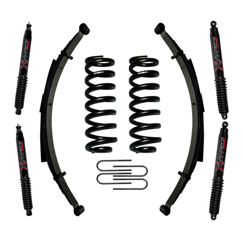 73-75|77-79 Ford F100/F150 6" Suspension Lift Kit w/Black MAX Shocks - Skyjacker Suspension