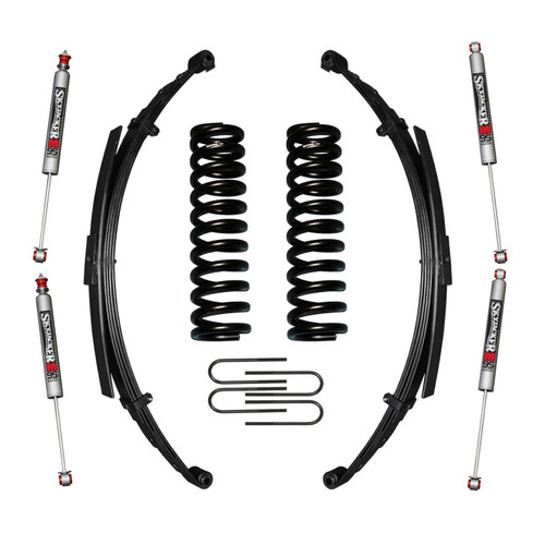 75-79 Ford Bronco 7" Suspension Lift Kit w/M95 Performance Shocks - Skyjacker Suspension