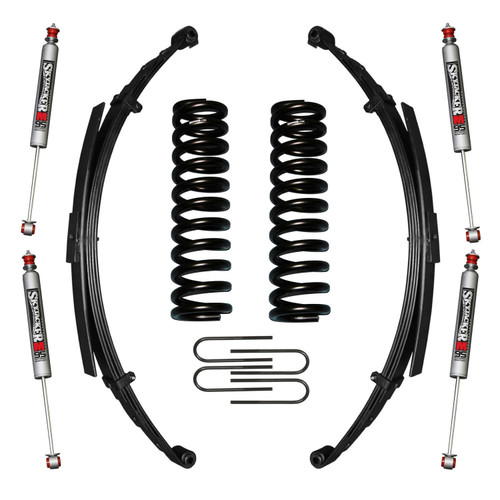 78-79 Ford Bronco 6" Suspension Lift Kit w/M95 Performance Shocks Front/Rear Springs Rear U Bolt Kit - Skyjacker Suspension 78-79 Ford Bronco 6" Suspension Lift Kit w/M95 Performance Shocks Front/Rear Springs Rear U Bolt Kit - Skyjacker Suspension