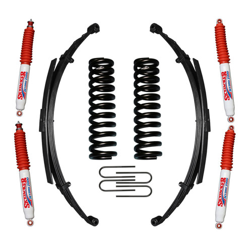 78-79 Ford Bronco 6" Suspension Lift Kit w/Hydro Shocks - Skyjacker Suspension