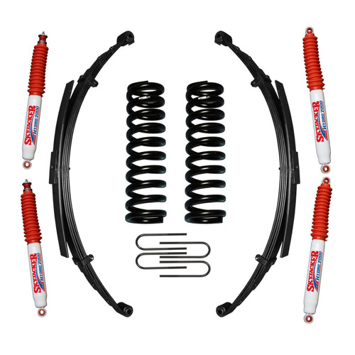 75-77 Ford Bronco 5" Suspension Lift Kit w/Hydro Shocks - Skyjacker Suspension