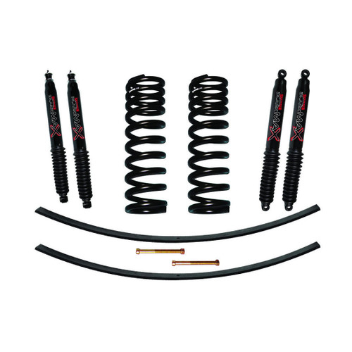 73-75|77-79 Ford F100/F150 1.5-2" Suspension Lift Kit w/Black MAX Shocks - Skyjacker Suspension