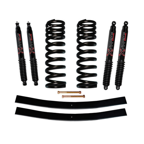75-77 Ford Bronco 1.5-2" Suspension Lift Kit w/Black MAX Shocks - Skyjacker Suspension