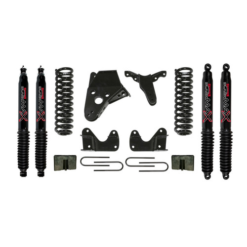 84-90 Ford Bronco II 4" Suspension Lift Kit w/Black MAX Shocks - Skyjacker Suspension