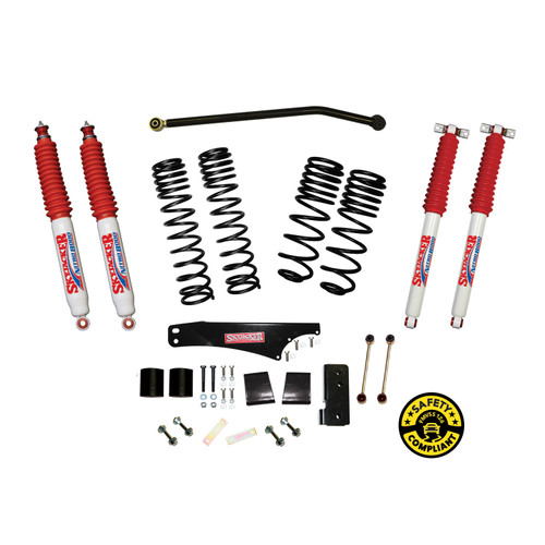 07-18 Jeep JK 3.5"-4" 2dr Suspension Lift Kit w/Nitro Shocks - Skyjacker Suspension