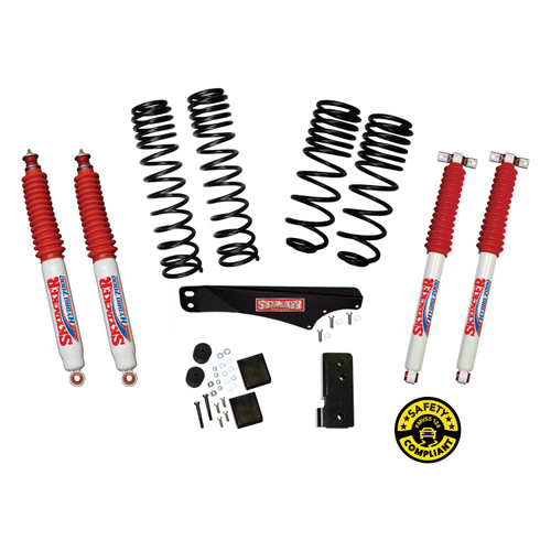 07-18 Jeep JK/JL 4 DR 2"-2.5" Dual Rate Long Travel Suspension Lift Kit w/Hydro Shocks - Skyjacker Suspension