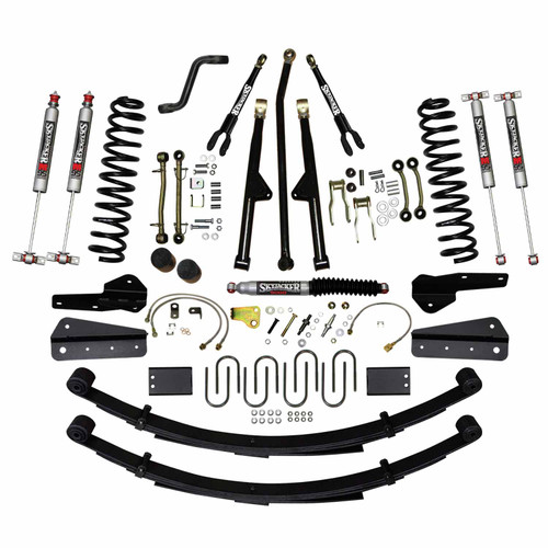 84-01 Jeep XJ 6" Suspension Lift Kit w/M95 Monotube Shocks - Skyjacker Suspension 84-01 Jeep XJ 6" Suspension Lift Kit w/M95 Monotube Shocks - Skyjacker Suspension