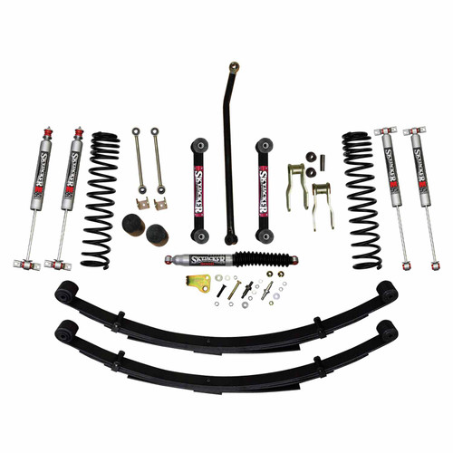 84-01 Jeep XJ 4.5" Suspension Lift Kit Front DR/LT Coil Springs - Skyjacker Suspension