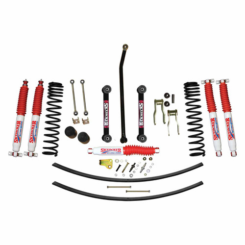 84-01 Jeep XJ 4.5" Suspension Lift Kit Front/Rear Nitro 8000 Shocks - Skyjacker Suspension
