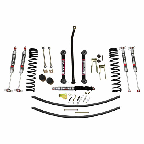 84-01 Jeep XJ 4.5" Suspension Lift Kit Front/Rear M95 Mono Shocks - Skyjacker Suspension
