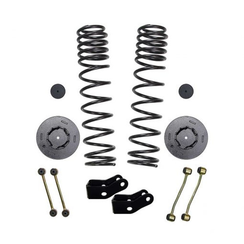 20-22 Jeep JT 2" Front Dual Rate Long Travel Coil Spring Lift Kit w/ Rear Metal Coil Spring Spacers and Shock Extensions - Skyjacker Suspension