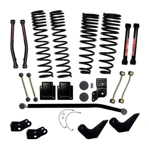 20-22 Jeep JT 4.5" Dual Rate Long Travel Coil Spring Lift Kit Shock Extensions - Skyjacker Suspension
