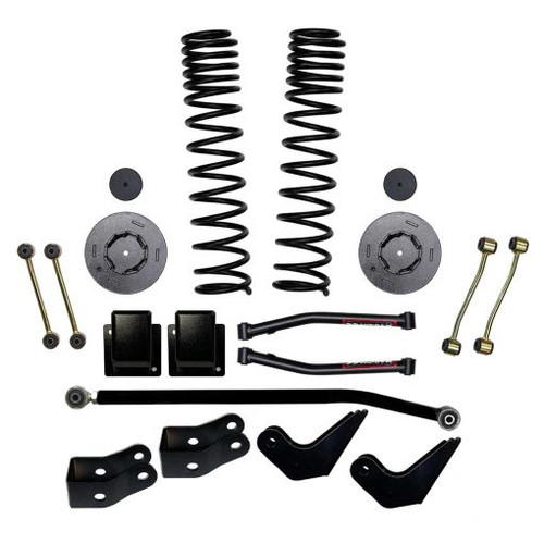 20-22 Jeep JT 3.5" Front Dual Rate Long Travel Coil Spring Lift Kit Rear - Skyjacker Suspension