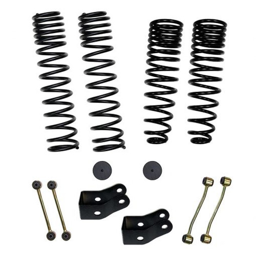 20-22 Jeep JT 2.5" Dual Rate Long Travel Coil Spring Lift Kit Shock Extensions G251RPELT - Skyjacker Suspension