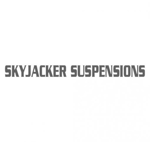 Suspensions Die-Cut Decal Silver 3.5 Inch X 30 Inch - Skyjacker Suspension