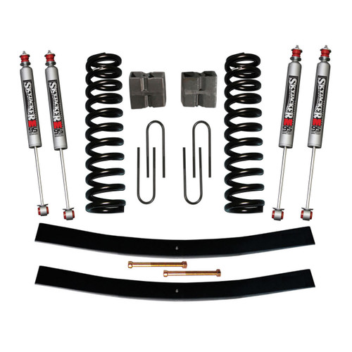 78-79 Ford Bronco 9" Suspension Lift Kit w/M95 Performance Shocks - Skyjacker Suspension