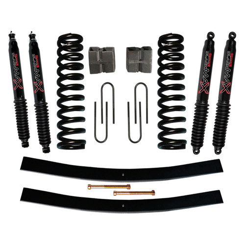 78-79 Ford Bronco 9" Suspension Lift Kit w/Black MAX Shocks - Skyjacker Suspension 78-79 Ford Bronco 9" Suspension Lift Kit w/Black MAX Shocks - Skyjacker Suspension