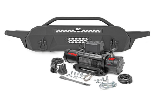 16-23 Toyota Tacoma 4WD Front Bumper/High Clearance/9500-Lb Pro Series Winch/Synthetic Rope 16-23 Toyota Tacoma 4WD Front Bumper/High Clearance/9500-Lb Pro Series Winch/Synthetic Rope