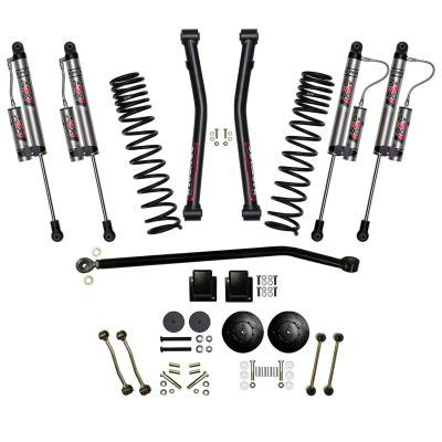 20-22 Jeep Gladiator JT Rubicon Diesel 3.5 in Suspension Lift Kit w/ADX 2.0 Remote Reservoir Shocks - Skyjacker