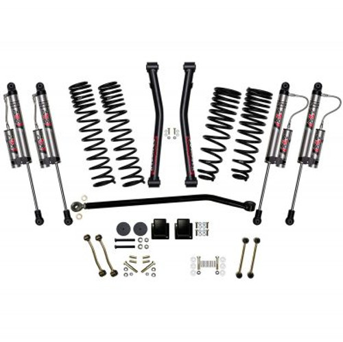 20-22 Jeep Gladiator JT Rubicon Gas 3.5 in Suspension Lift System w/ADX 2.0 Remote Reservoir Shocks - Skyjacker