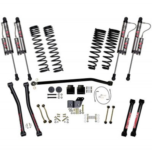 20-22 Jeep Gladiator JT Non-Rubicon Gas 4.5 in Suspension Lift System w/ADX 2.0 Remote Reservoir Shocks - Skyjacker