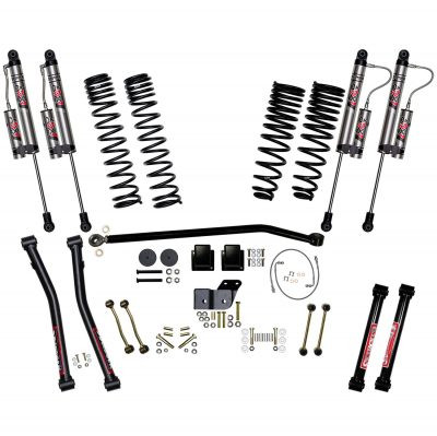 20-22 Jeep Gladiator JT Rubicon Gas 4.5 in Suspension Lift System w/ADX 2.0 Remote Reservoir Shocks - Skyjacker