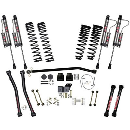 20-22 Jeep Gladiator JT Rubicon Diesel 4.5 in Suspension Lift System w/ADX 2.0 Remote Reservoir Shocks - Skyjacker