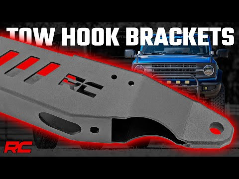 21-22 Ford Bronco 4WD Tow Hook Brackets 