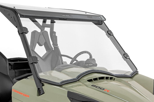 11-20 Can-Am Commander 4WD Full Windshield Scratch Resistant 